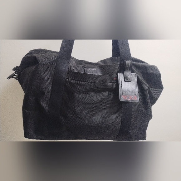 Tumi Black Duffel Bag for Men